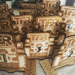 Наградные кубки из фанеры для Соревнований TFR