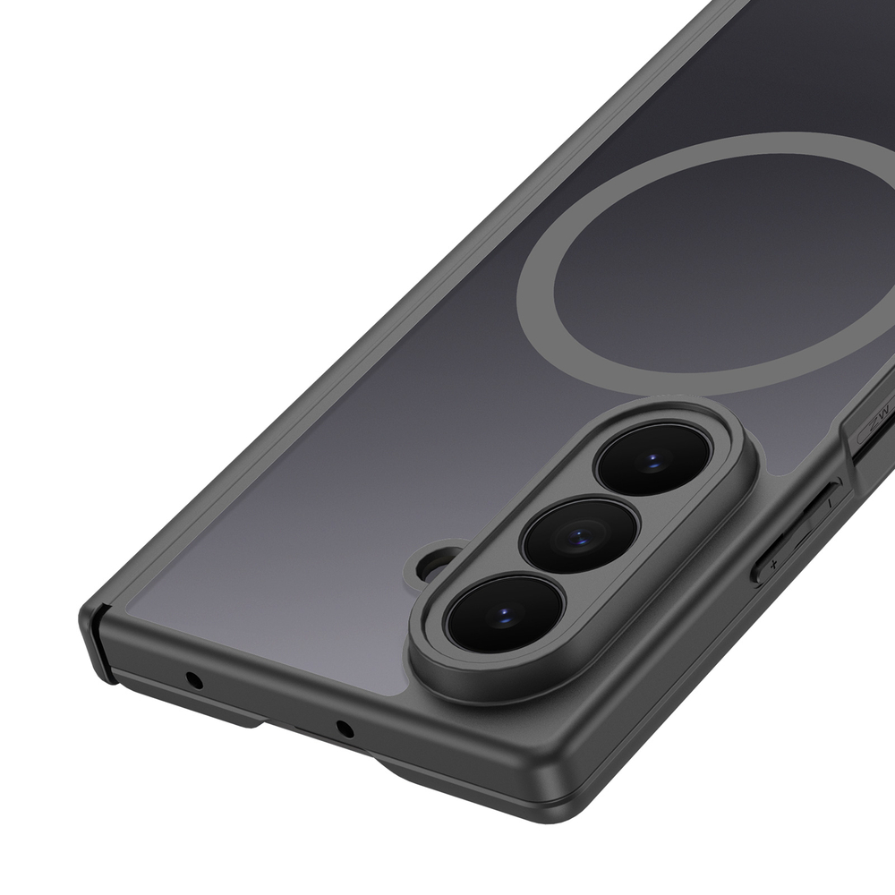 Усиленный чехол черного цвета с MagSafe для Samsung Galaxy Z Fold 8 Ultra, серия Expn Series Magnetic от Dux Ducis