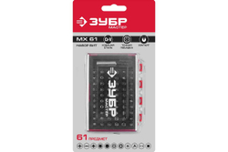 Набор бит с адаптером МАСТЕР Зубр 26089-H61