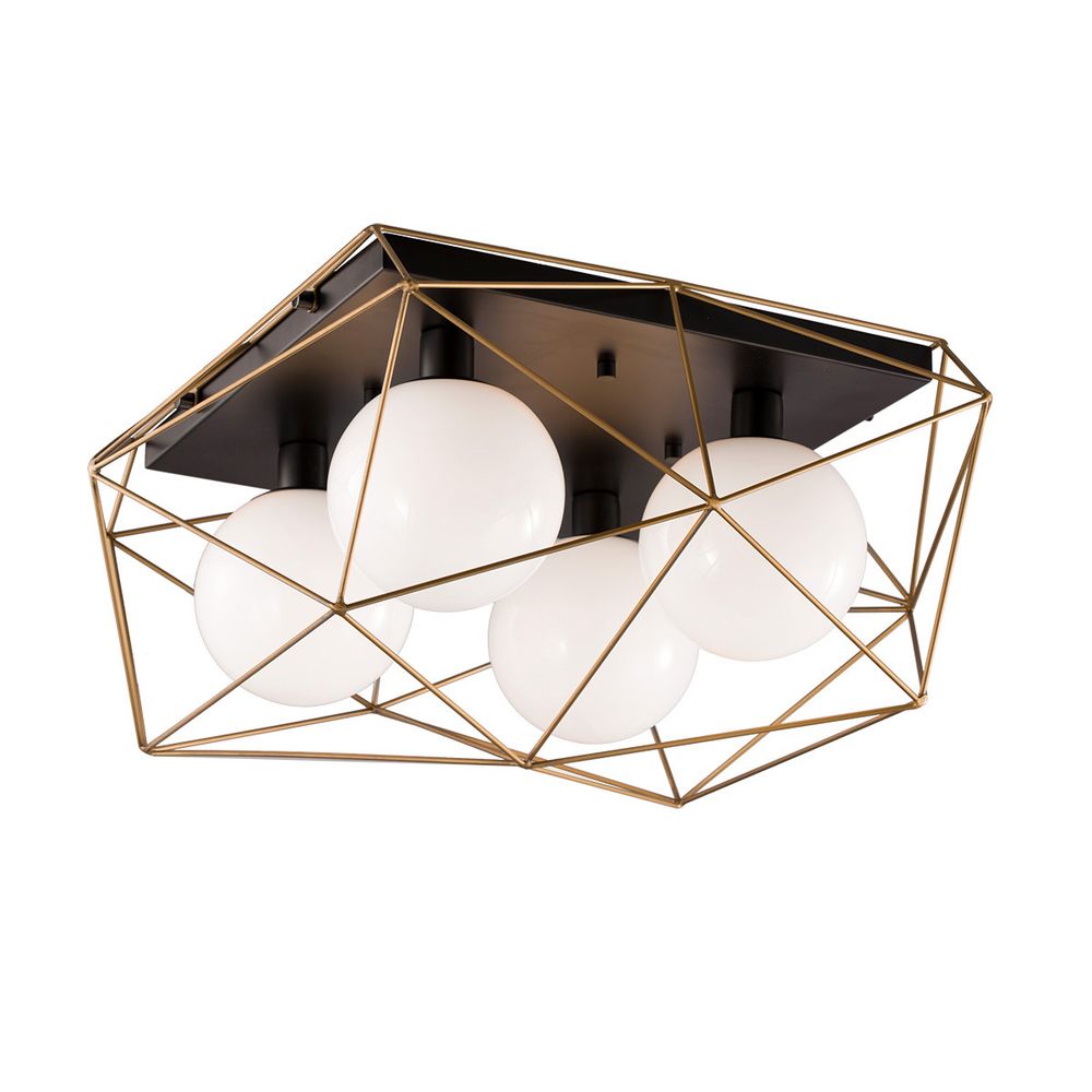 Потолочный светильник MX8525-4A gold/black