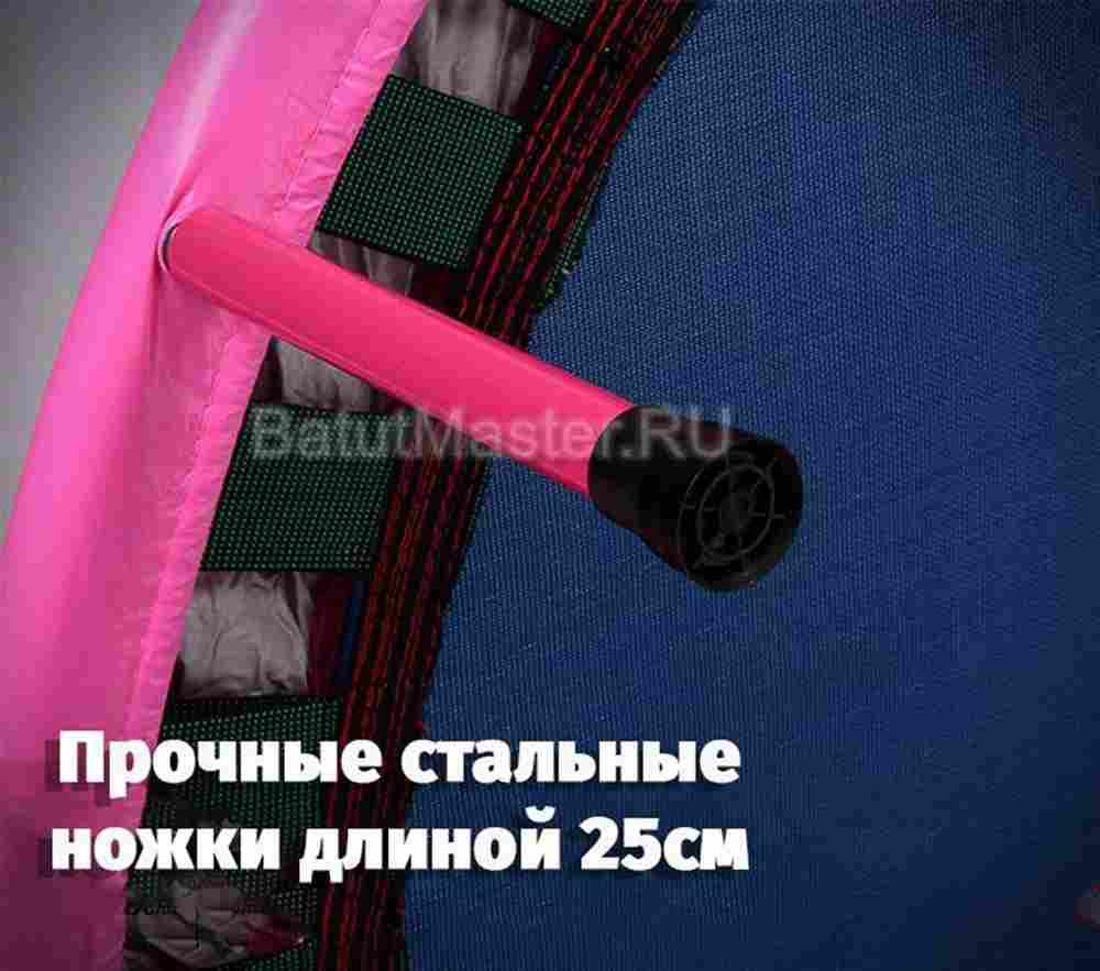 Каркасный батут «Мишка», диаметр 3,3 фт, розовый