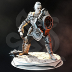 Человек Воин Паладин Варвар Файтер Рыцарь миниатюра для dnd, днд, pathfinder, фентези, Настольная игра, НРИ, Варгейм, РПГ