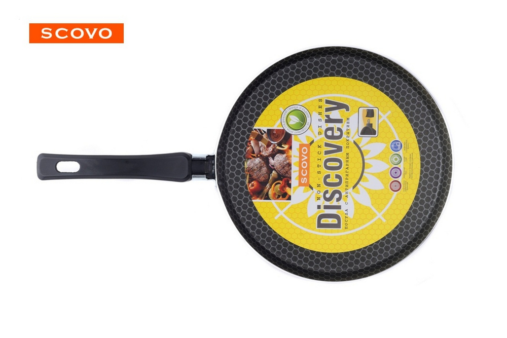 Сковорода блинная 25см. Scovo Дискавери СД-040