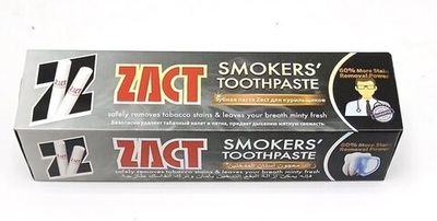 LION "Zact" Зубная паста 100гр для курящих (Smokers)Таиланд