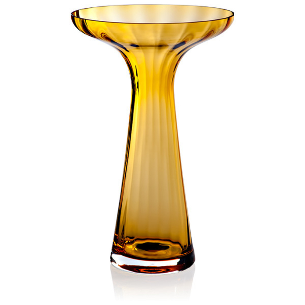 Ваза IVV Ловушка 37.5см янтарная