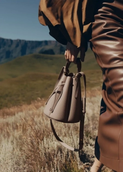 POLENE СУМКА NUMERO HUIT MINI, ТЕМНО-СЕРЫЙ