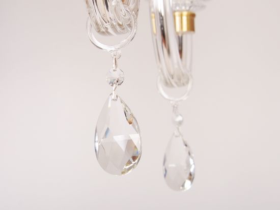 Подвесная люстра Manne L.4306-6 SILVER BL+WH