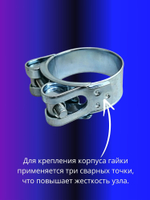 Хомут силовой 26-28мм 2шт