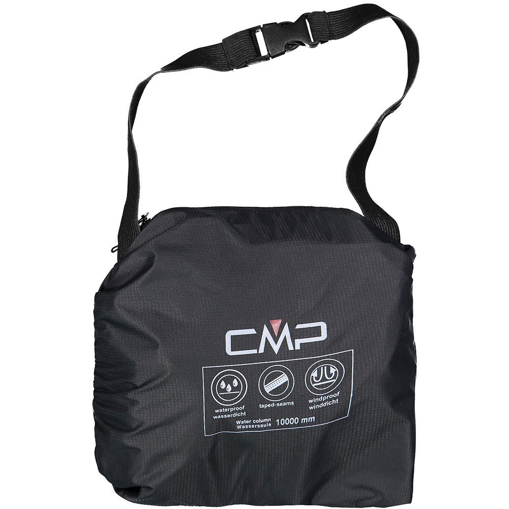 Брюки мужские CMP Men's packable rainproof trousers comfort fit, артикул 39X6627CF, цвет Black (U901)