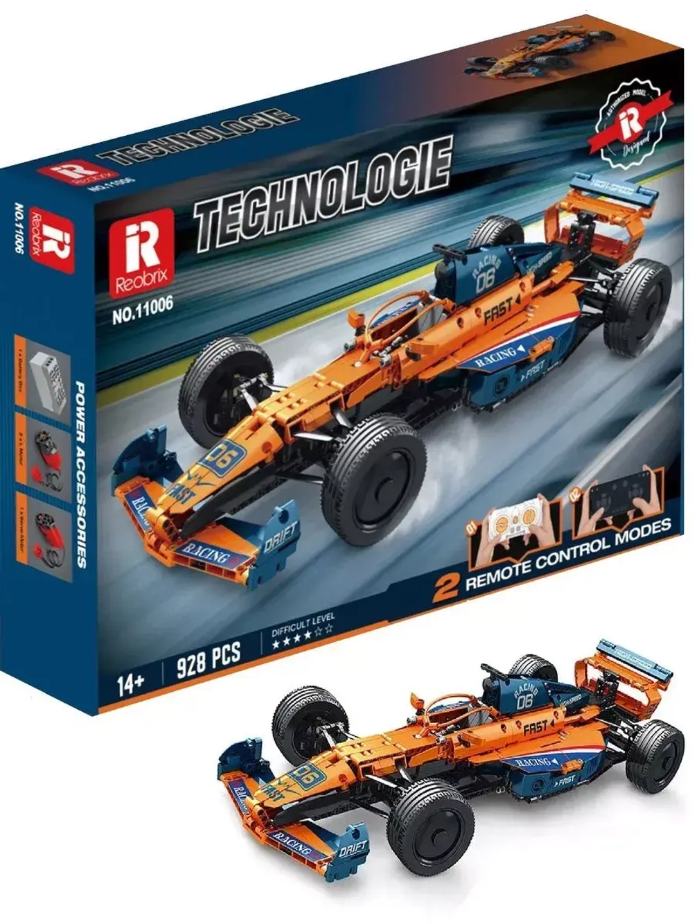 Конструктор кольцевой Макларен Формула F1 928 деталей 11006