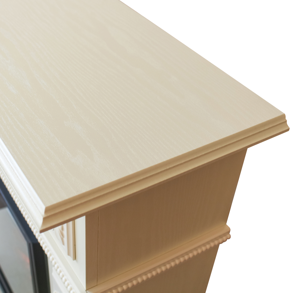 Каминокомплект Real Flame Lilian WT с очагом Majestic Lux Brass