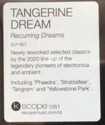 Tangerine Dream / Recurring Dreams (2LP)