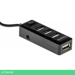 USB-хаб Buro BU-HUB4-0.5L-U2.0