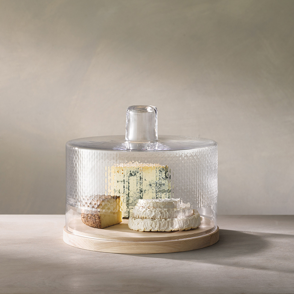 Блюдо сервировочное с крышкой wicker, D29 см