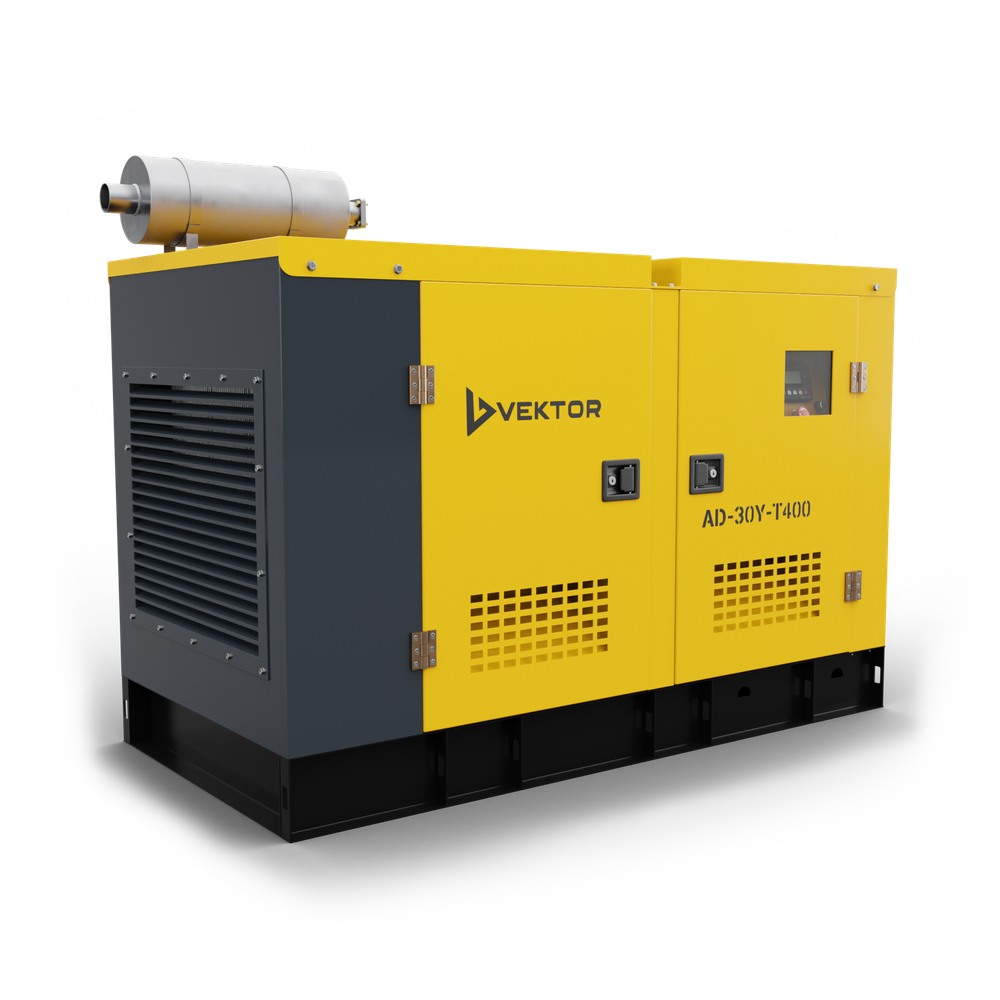 Дизельный генератор Vektor AD-30Y-T400 в шумозащитном кожухе