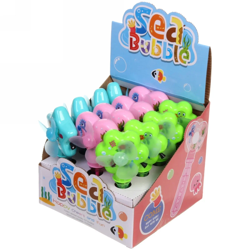 Мыльные пузыри «Морские жители» 17 см, с вентилятором, микс