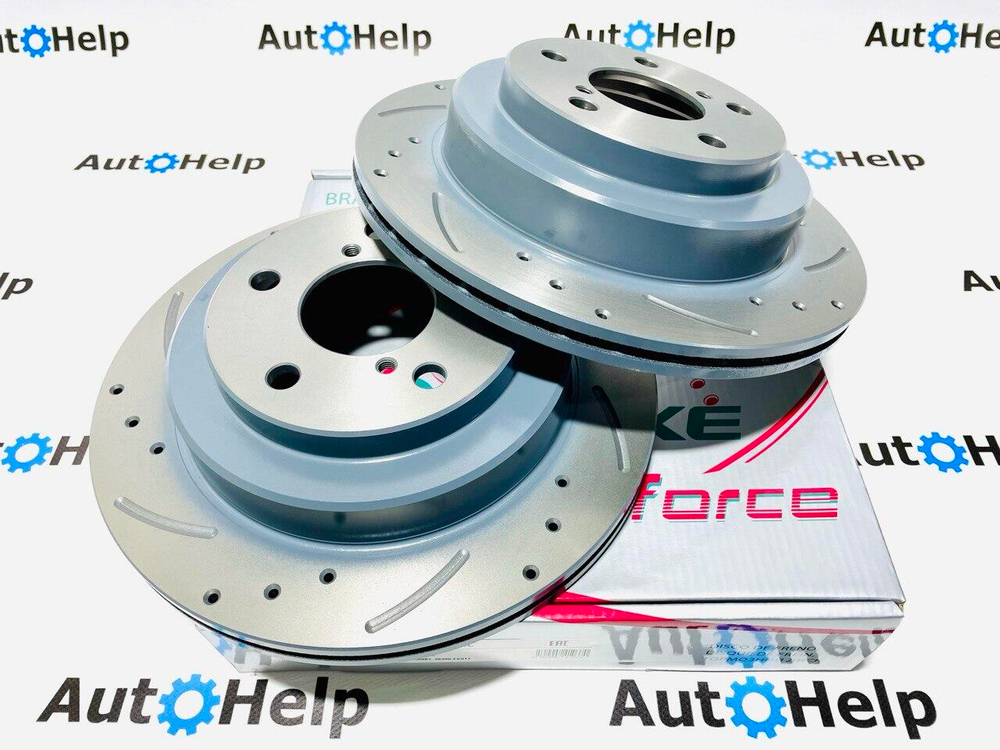 Диск тормозной перфорированный G-Brake GFR-02950L задний левый 266mm