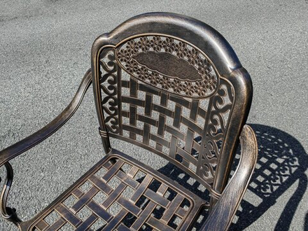 Комплект мебели из литого алюминия Delhi 145