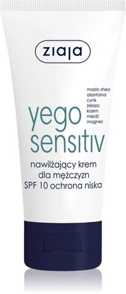 Ziaja Yego Sensitiv - увлажняющий крем для мужчин SPF 10 низкая защита /  SPF10 50  ml  / GTIN 5901887038177
