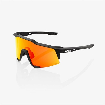 Очки спортивные 100% Speedcraft Soft Tact Black / HIPER Red Multilayer Mirror Lens (61001-412-01)