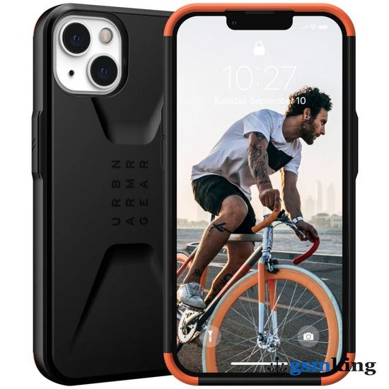 UAG Civilian Series Case for Apple iPhone 13 | 14 Black (Чёрный) 11317D114040