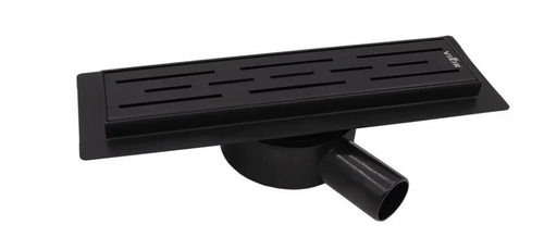 Трап душевой (ПОВОРОТНЫЙ, 360°) с сухим затвором -80см (ЧЕРНЫЙ)  ViEiR  (4/1шт)