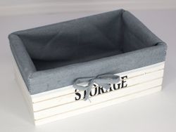 Корзина для хранения Доляна Storage, (Белый), 24×16×10 см
