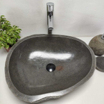 Каменная раковина из речного камня RS-6890 (55*46*15)