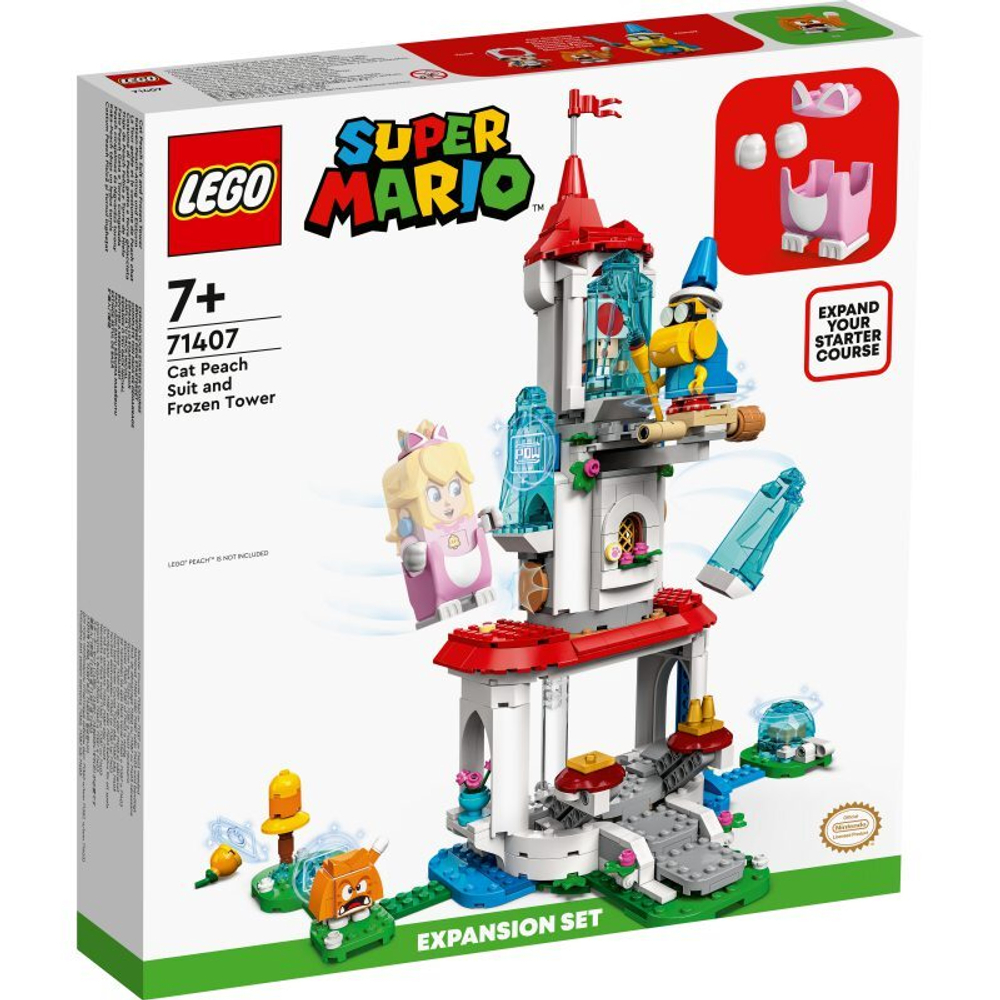 Конструктор LEGO Super Mario Cat Peach and the Ice Tower - набор расширения 71407