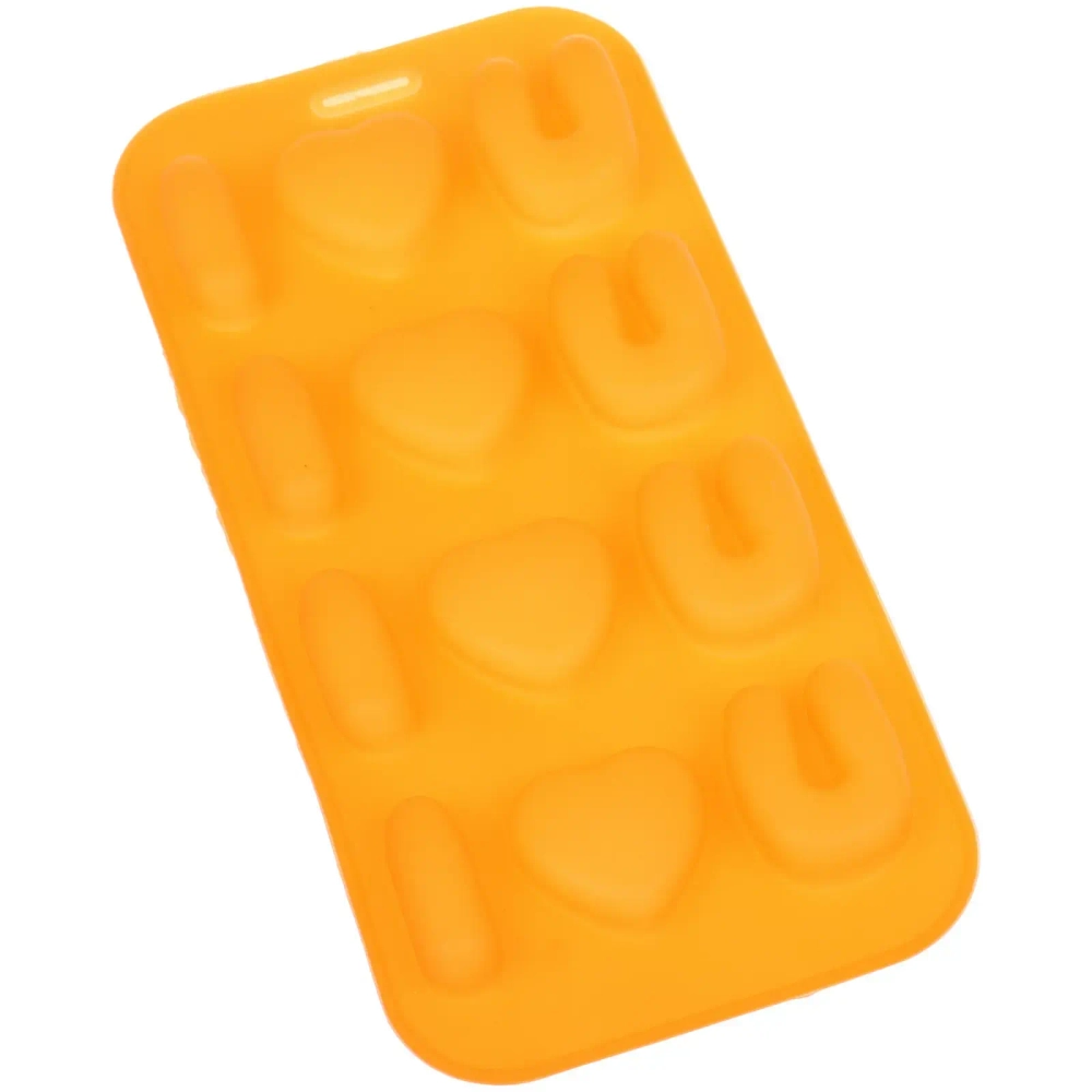 Форма для льда силиконовая «Любовь» 20*10см, цвета микс