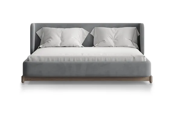 Кровать Basic спальное место 160*200 см (серый, антивандальная)