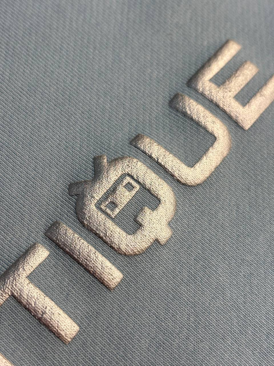 Термопленка Полиуретановая Объемная Ю.Корея (серебро)