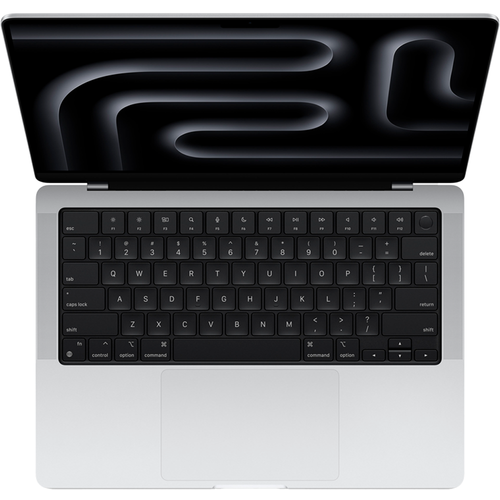 Ноутбук Apple MacBook Pro 14 (M4, 10C/10C) 16/512GB, Silver (Серебристый) MW2W3