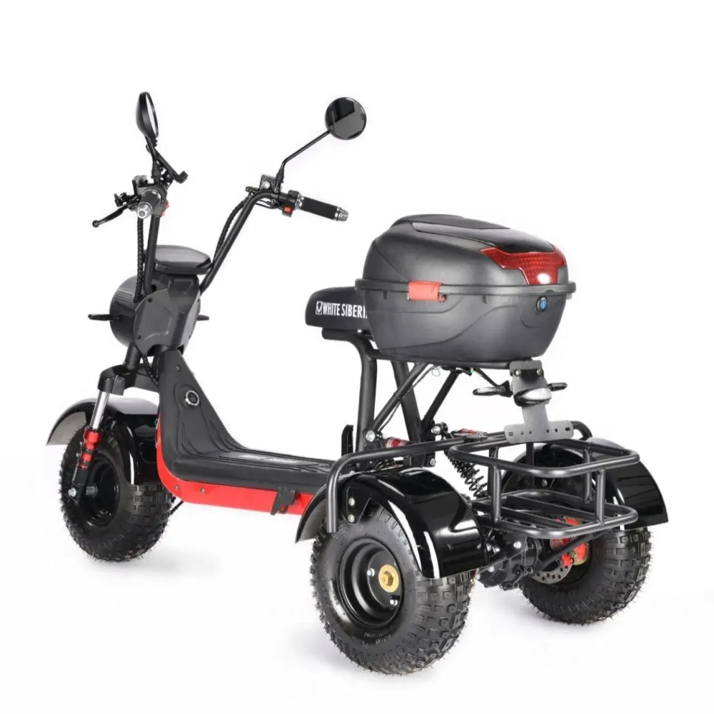 Электротрицикл WHITE SIBERIA TRIKE MINI 1500W