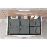 Система хранения в базу 800, H.216мм (ведра: 2х12л, 2х6л), цвет темно-серый