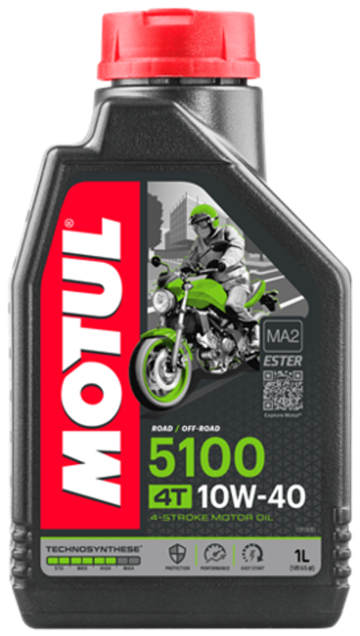 Моторное масло синтетическое MOTUL 5100 4T 10W40