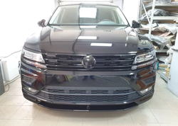 Накладка на передний бампер для Volkswagen Tiguan MK2 (2020—2024)