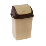 Ведро для мусора "Камелия", № 1, 4 л, бежевый / темно-кор, РП-1011