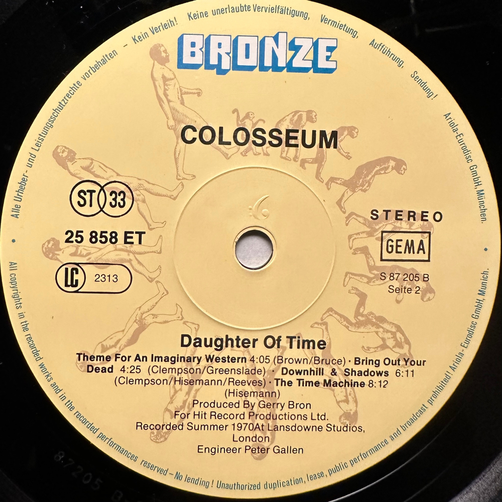 Colosseum - Daughter Of Time (Германия 1982г.)