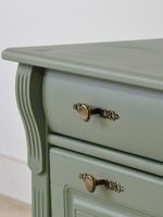 Обувница для прихожей 91х42х46, Susanna, скамья в прихожую, тумба напольная, массив сосны, зеленая изумруд, Dipriz