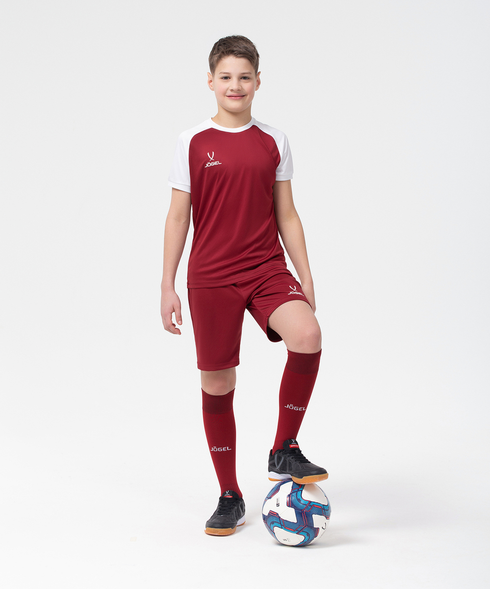 Футболка игровая CAMP Reglan Jersey, гранатовый/белый, детский