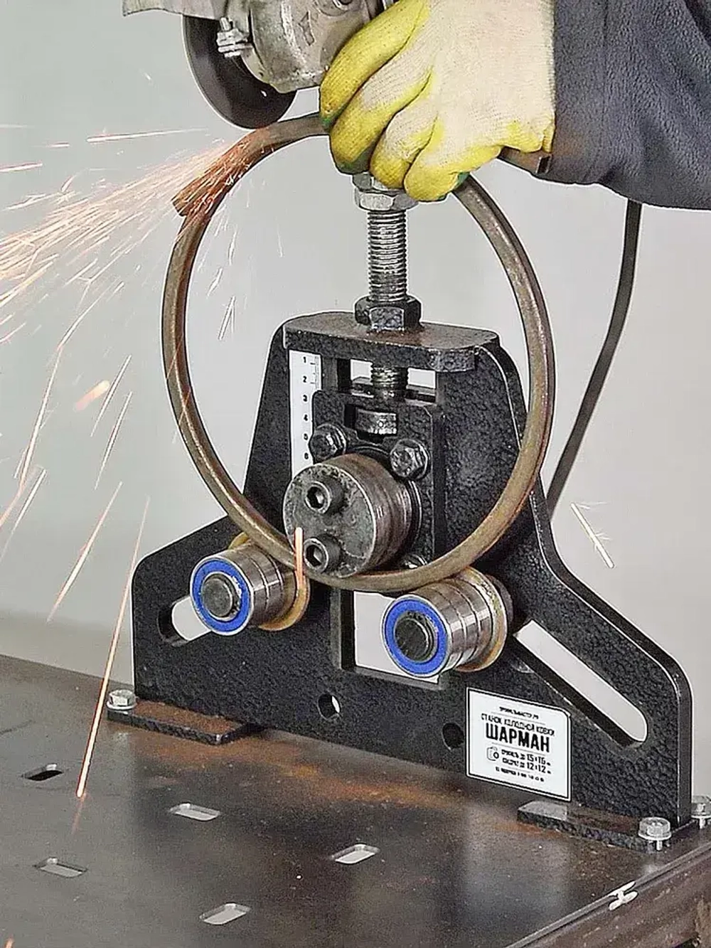 Ручной станок для холодной ковки ШАРМАН. Набор станков (База, Завиток, Кольцегиб, Торсион) Полный комплект