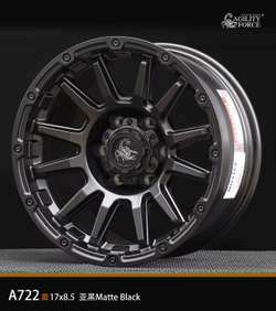 Диск колёсный литой AGILITY FORCE А722 R18 8.5 ET0 Matte Black