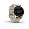 Garmin Fenix 7S Sapphire Solar — титановый кремовый корпус и нейлоновый ремешок