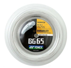 Струны для бадминтона Yonex BG 65 (200 m) - yellow