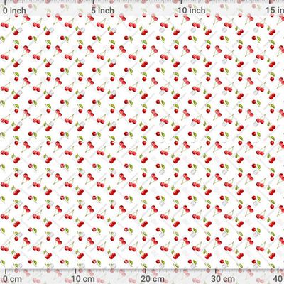 Вишня. Белый фон by Julia Koshkina 1200 DPI