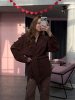 Блуза Homie шоколадный