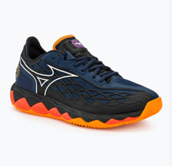 MIZUNO, WAVE ENFORCE TOUR, Padel, DRESS BLUES / WHITE / CARROT CURL, MEN, US 11,5 /EUR 45 /UK 10,5 /СМ 29,5
