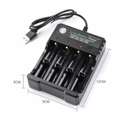 Зарядное устройство для 4 ячеек 3,7В 26650, 18650,16340 14500 и других форматов вход USB