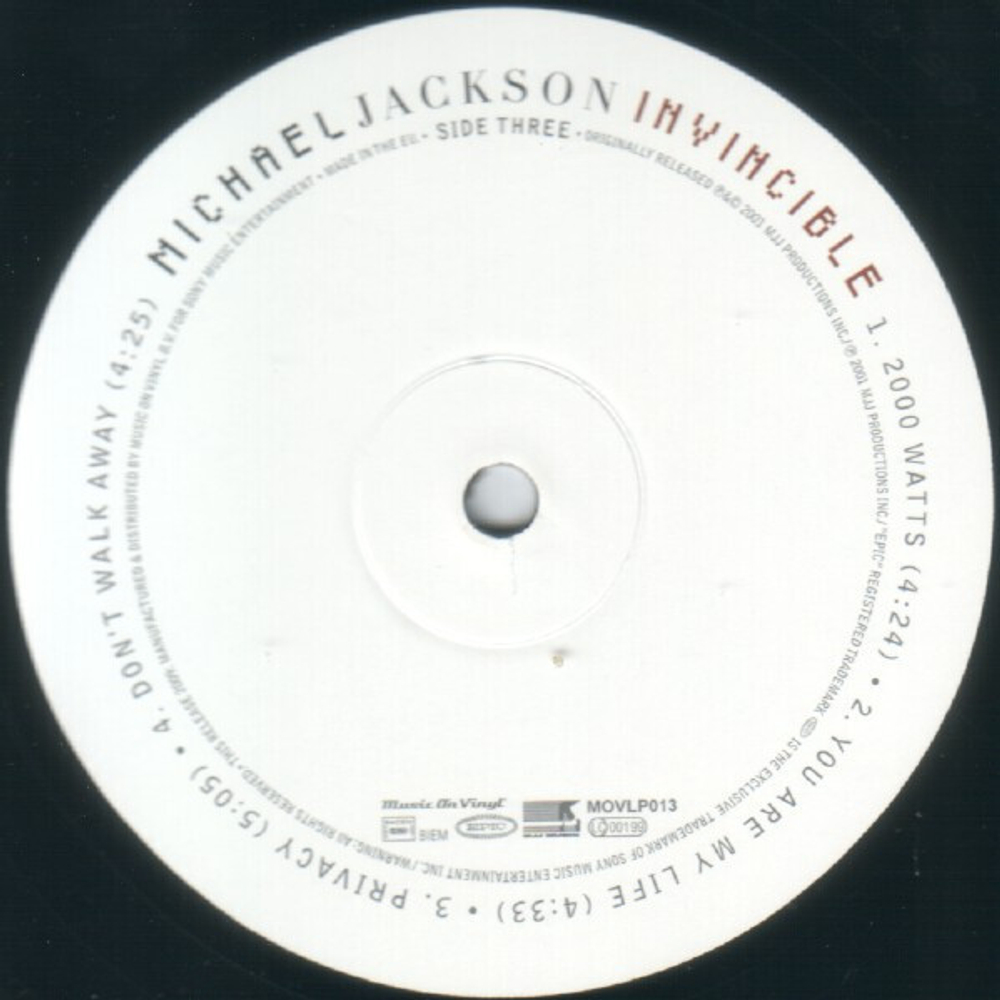 Michael Jackson / Invincible (2LP)